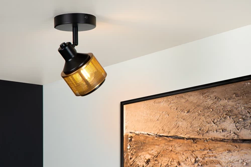 Lucide RAFA - Deckenstrahler - 1xE14 - Schwarz - Atmosphäre 1